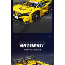 JIESTAR 92024 non  BMW M4 DTM bộ đồ chơi xếp lắp ráp ghép mô hình  Kỹ Thuật Công Nghệ Cao Mô Hình Phương Tiện 2676 khối