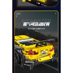 JIESTAR 92024 non  BMW M4 DTM bộ đồ chơi xếp lắp ráp ghép mô hình  Kỹ Thuật Công Nghệ Cao Mô Hình Phương Tiện 2676 khối