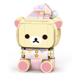 INBRIXX 890005 non  GẤU TRẮNG HỒNG bộ đồ chơi xếp lắp ráp ghép mô hình 148 khối