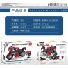 LEIBAO 8102 non  HONDA CDR-1000RR 1:14 tỷ lệ 1:14 bộ đồ chơi xếp lắp ráp ghép mô hình Motorcycle Motorbike MOTORCYCLE HONDA CDR-1000RRR Xe Hai Bánh 470 khối