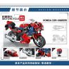 LEIBAO 8102 non  HONDA CDR-1000RR 1:14 tỷ lệ 1:14 bộ đồ chơi xếp lắp ráp ghép mô hình Motorcycle Motorbike MOTORCYCLE HONDA CDR-1000RRR Xe Hai Bánh 470 khối