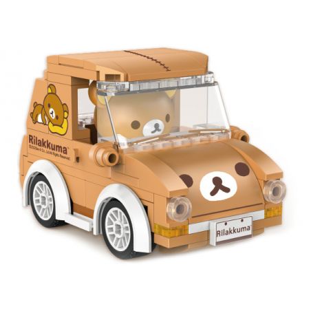 INBRIXX 890101 non  XE RILAKKUMA bộ đồ chơi xếp lắp ráp ghép mô hình