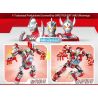 PanlosBrick 690025 Panlos Brick 690025 non  MÁY BAY CHIẾN ĐẤU ULTRAMAN 4 KẾT HỢP THẾ HỆ ĐẦU TIÊN CỦA MECH TAYLOR SEVEN ACE bộ đồ chơi xếp lắp ráp ghép mô hình Vệ Binh Vũ Trụ Siêu Nhân Điện Quang