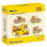 INBRIXX 890101 non  XE RILAKKUMA bộ đồ chơi xếp lắp ráp ghép mô hình