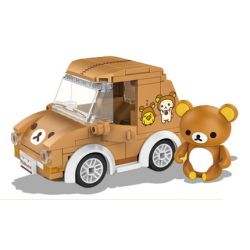 INBRIXX 890101 non  XE RILAKKUMA bộ đồ chơi xếp lắp ráp ghép mô hình