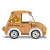 INBRIXX 890101 non  XE RILAKKUMA bộ đồ chơi xếp lắp ráp ghép mô hình