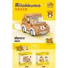INBRIXX 890101 non  XE RILAKKUMA bộ đồ chơi xếp lắp ráp ghép mô hình