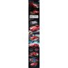 ZHEGAO DZ7014 7014 non  FERRARI 488 bộ đồ chơi xếp lắp ráp ghép mô hình  Kỹ Thuật Công Nghệ Cao Mô Hình Phương Tiện 500 khối