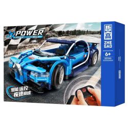 ZHEGAO DZ7013 7013 non  SIÊU XE BUGATTI bộ đồ chơi xếp lắp ráp ghép mô hình  Kỹ Thuật Công Nghệ Cao Mô Hình Phương Tiện 501 khối