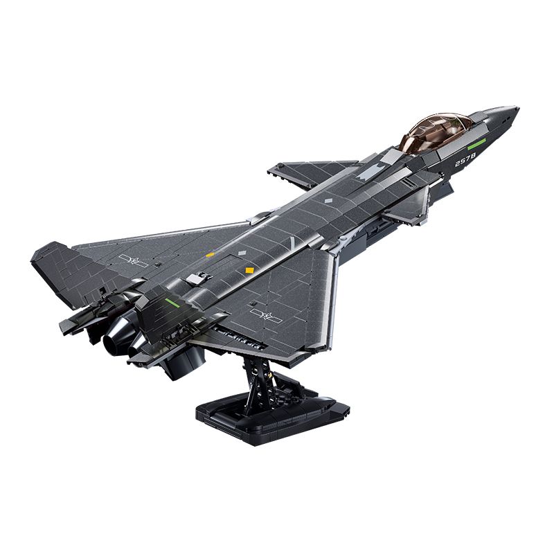 SLUBAN M38-B1187 B1187 1187 M38B1187 38-B1187 non  TIÊM KÍCH TÀNG HÌNH J-20 PHIÊN BẢN SƠN KIM LOẠI tỷ lệ 1:44 bộ đồ chơi xếp lắp ráp ghép mô hình Military Army J20 Quân Sự Bộ Đội