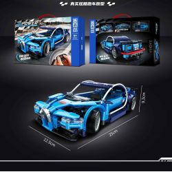 ZHEGAO DZ7013 7013 non  SIÊU XE BUGATTI bộ đồ chơi xếp lắp ráp ghép mô hình  Kỹ Thuật Công Nghệ Cao Mô Hình Phương Tiện 501 khối