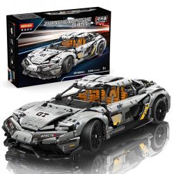 MOYU BLOCK MY88012 88012 non  KOENIGSEGG 1: 8 tỷ lệ 1:8 bộ đồ chơi xếp lắp ráp ghép mô hình 3508 khối
