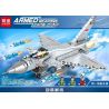 MINGDI K0137 0137 non  MÁY BAY CHIẾN ĐẤU J-10 bộ đồ chơi xếp lắp ráp ghép mô hình Military Army ARMED WEAPONS Quân Sự Bộ Đội 650 khối