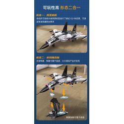 CADA DOUBLEE C56027 56027 non  MÁY BAY CHIẾN ĐẤU TÀU SÂN bộ đồ chơi xếp lắp ráp ghép mô hình Military Army Quân Sự Bộ Đội 1011 khối