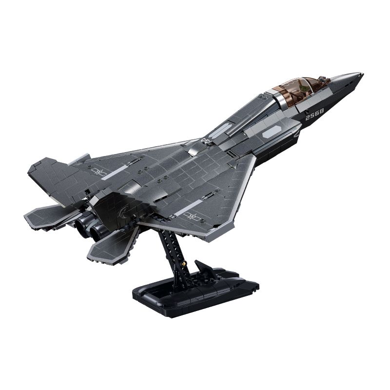 SLUBAN M38-B1186 B1186 1186 M38B1186 38-B1186 non  TIÊM KÍCH TÀNG HÌNH J-35 PHIÊN BẢN SƠN KIM LOẠI tỷ lệ 1:44 bộ đồ chơi xếp lắp ráp ghép mô hình Military Army Quân Sự Bộ Đội 812 khối