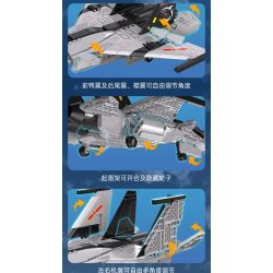 CADA DOUBLEE C56027 56027 non  MÁY BAY CHIẾN ĐẤU TÀU SÂN bộ đồ chơi xếp lắp ráp ghép mô hình Military Army Quân Sự Bộ Đội 1011 khối