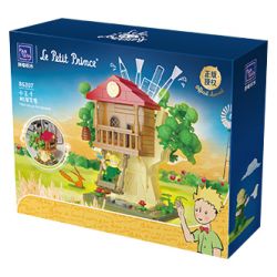 PANTASY 86307 non  HỘP ĐỰNG BÚT NGÔI NHÀ TRÊN CÂY HOÀNG TỬ BÉ bộ đồ chơi xếp lắp ráp ghép mô hình LE PETIT PRINCE 300 khối