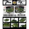 LEYI 66012 non  XE TĂNG THÁCH THỨC bộ đồ chơi xếp lắp ráp ghép mô hình Military Army CHALLENGER MAIN BATTLE TANK Quân Sự Bộ Đội 588 khối
