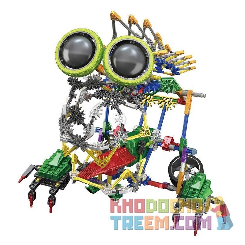 LOZ 3026 A0016 0016 Xếp hình kiểu Nanoblock Electric Giant Beast Robot Robot Quái Vật Khổng Lồ Chạy điện 399 khối có động cơ pin