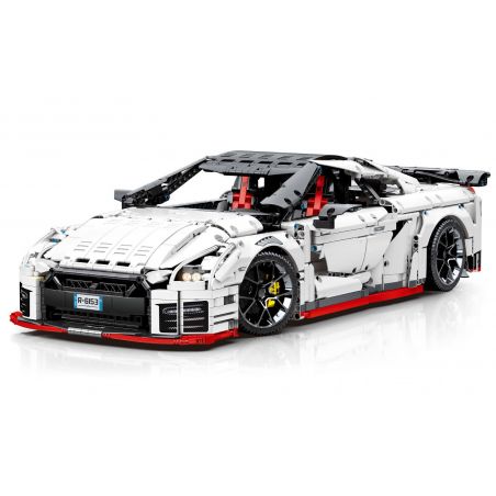 SHENG YUAN SY 8882 non  NISSANGTR tỷ lệ 1:8 bộ đồ chơi xếp lắp ráp ghép mô hình  NISSAN GTR Kỹ Thuật Công Nghệ Cao Mô Hình Phương Tiện 4098 khối