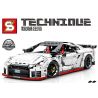 SHENG YUAN SY 8882 non  NISSANGTR tỷ lệ 1:8 bộ đồ chơi xếp lắp ráp ghép mô hình  NISSAN GTR Kỹ Thuật Công Nghệ Cao Mô Hình Phương Tiện 4098 khối