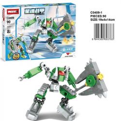 WOMA C0409 0409 non  8 LOẠI ROBOT bộ đồ chơi xếp lắp ráp ghép mô hình