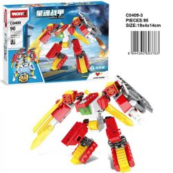 WOMA C0409 0409 non  8 LOẠI ROBOT bộ đồ chơi xếp lắp ráp ghép mô hình