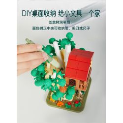 PANTASY 86307 non  HỘP ĐỰNG BÚT NGÔI NHÀ TRÊN CÂY HOÀNG TỬ BÉ bộ đồ chơi xếp lắp ráp ghép mô hình LE PETIT PRINCE 300 khối