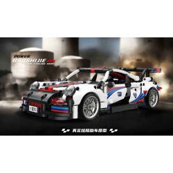 ZHEGAO DZ7011 7011 non  PORSCHE 911 bộ đồ chơi xếp lắp ráp ghép mô hình  Kỹ Thuật Công Nghệ Cao Mô Hình Phương Tiện 500 khối