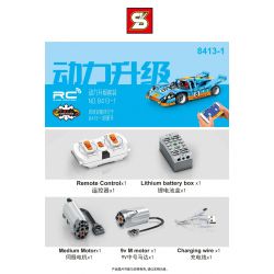 SHENG YUAN SY 8413 non  THIẾT BỊ ĐẦY ĐỦ 1:14. tỷ lệ 1:14 bộ đồ chơi xếp lắp ráp ghép mô hình  TECHINQUE Kỹ Thuật Công Nghệ Cao Mô Hình Phương Tiện 784 khối