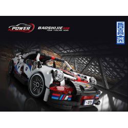 ZHEGAO DZ7011 7011 non  PORSCHE 911 bộ đồ chơi xếp lắp ráp ghép mô hình  Kỹ Thuật Công Nghệ Cao Mô Hình Phương Tiện 500 khối