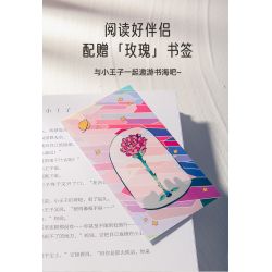 PANTASY 86310 non  HOÀNG TỬ BÉ MÁY BAY BOOKEND bộ đồ chơi xếp lắp ráp ghép mô hình LE PETIT PRINCE 300 khối