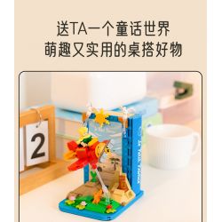 PANTASY 86310 non  HOÀNG TỬ BÉ MÁY BAY BOOKEND bộ đồ chơi xếp lắp ráp ghép mô hình LE PETIT PRINCE 300 khối