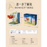 PANTASY 86310 non  HOÀNG TỬ BÉ MÁY BAY BOOKEND bộ đồ chơi xếp lắp ráp ghép mô hình LE PETIT PRINCE 300 khối