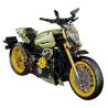 ZHEGAO QJ5184 5184 non  MÔ TÔ QUỶ LỚN DUCATI bộ đồ chơi xếp lắp ráp ghép mô hình Motorcycle Motorbike DUCATI DIAVEL Xe Hai Bánh 756 khối
