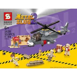 SHENG YUAN SY 1628 non  R CÂY XƯƠNG BỒ. bộ đồ chơi xếp lắp ráp ghép mô hình METAL SLUG 2 R-SHOBU 553 khối