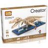 LOZ 9024 Xếp hình kiểu Nanoblock JURASSIC WORLD DINOSAURS Mosasaurus Dinosaur Skeletons Bộ Xương Khủng Long Mosasaurus 740 khối điều khiển từ xa