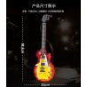 MorkModel 031010 Mork Model 031010 non  ĐÀN GHI TA bộ đồ chơi xếp lắp ráp ghép mô hình Creator Expert FLAME GUITAR Chuyên Gia Sáng Tạo 2502 khối