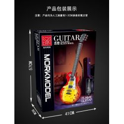 MorkModel 031010 Mork Model 031010 non  ĐÀN GHI TA bộ đồ chơi xếp lắp ráp ghép mô hình Creator Expert FLAME GUITAR Chuyên Gia Sáng Tạo 2502 khối