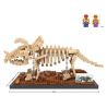 LOZ 9025 Xếp hình kiểu Nanoblock JURASSIC WORLD DINOSAURS Triceratops Fossil Dinosaur Skeletons Bộ Xương Khủng Long Hóa Thạch Triceratops 660 khối