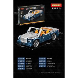 MOYU BLOCK MY88003 88003 non  CHUYỂN ĐỔI SANG TRỌNG bộ đồ chơi xếp lắp ráp ghép mô hình  LUXURY CAR Kỹ Thuật Công Nghệ Cao Mô Hình Phương Tiện 3120 khối