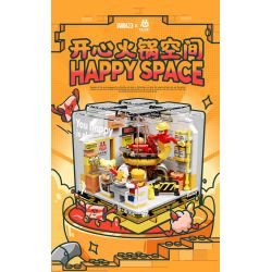 AREA-X AB0021 0021 non  LẨU HỘP TRENDY FUN KHÔNG GIAN NHẢY ĐƯỜNG PHỐ NHỊP NHÀNG bộ đồ chơi xếp lắp ráp ghép mô hình X-BOX DANCE SPACE