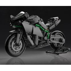 ZHEGAO QJ5183 5183 non  XE MÁY KAWASAKI bộ đồ chơi xếp lắp ráp ghép mô hình Motorcycle Motorbike Xe Hai Bánh 888 khối