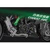 ZHEGAO QJ5183 5183 non  XE MÁY KAWASAKI bộ đồ chơi xếp lắp ráp ghép mô hình Motorcycle Motorbike Xe Hai Bánh 888 khối