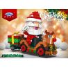 XINGBAO XB-18022 18022 XB18022 non  XE TUẦN LỘC CỦA ÔNG GIÀ NOEL bộ đồ chơi xếp lắp ráp ghép mô hình Christmas Giáng Sinh 390 khối