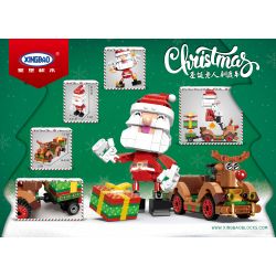 XINGBAO XB-18022 18022 XB18022 non  XE TUẦN LỘC CỦA ÔNG GIÀ NOEL bộ đồ chơi xếp lắp ráp ghép mô hình Christmas Giáng Sinh 390 khối