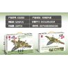 MINGDI K0289 0289 non  MÁY BAY CHIẾN ĐẤU TIANXING A-80Y bộ đồ chơi xếp lắp ráp ghép mô hình Military Army A-80Y INTERCEPTER FIGHTER Quân Sự Bộ Đội 529 khối