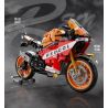 ZHEGAO QJ5182 5182 non  XE HONDA CBR bộ đồ chơi xếp lắp ráp ghép mô hình  Kỹ Thuật Công Nghệ Cao Mô Hình Phương Tiện 811 khối