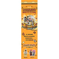 AREA-X AB0020 0020 non  LẨU HỘP VUI NHỘN THỜI THƯỢNG KHÔNG GIAN VẺ bộ đồ chơi xếp lắp ráp ghép mô hình X-BOX HAPPY SPACE