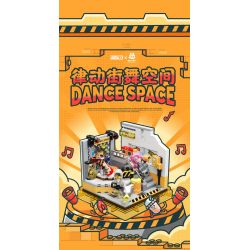 AREA-X AB0020 0020 non  LẨU HỘP VUI NHỘN THỜI THƯỢNG KHÔNG GIAN VẺ bộ đồ chơi xếp lắp ráp ghép mô hình X-BOX HAPPY SPACE